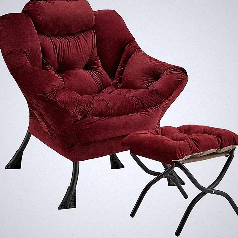 Sturdy Reclining Accent Chair W/ Pocket Easy Assembly Living Room Lounge Seat US